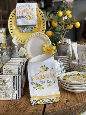 Lemons! A great way to brighten your home.