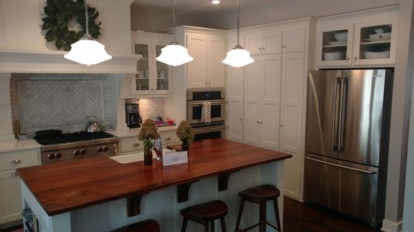 Beautiful kitchen island!