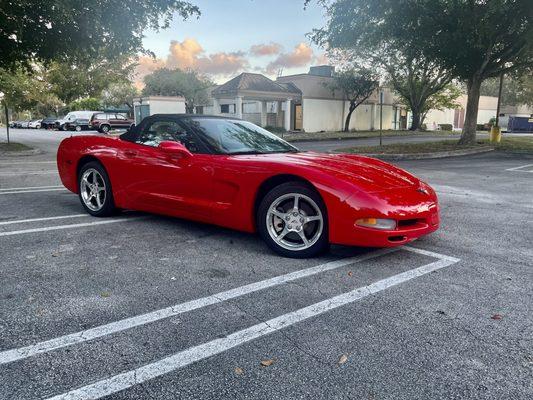 2001 corvette with 106 miles, well maintained vehicle