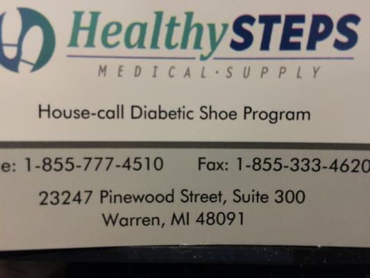 House-call Diabetic Shoe Program