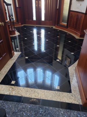 Granite Floor polishing