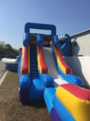 Little blue slide rents for $150 a day