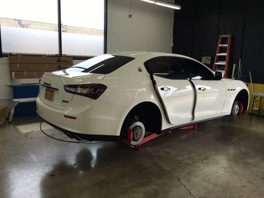 2016 Maserati ghibli with 20% Suntek window film