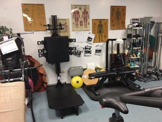 The exercise room