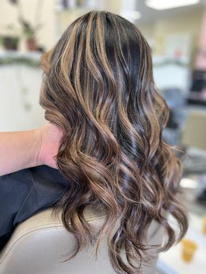 Caramel balayage