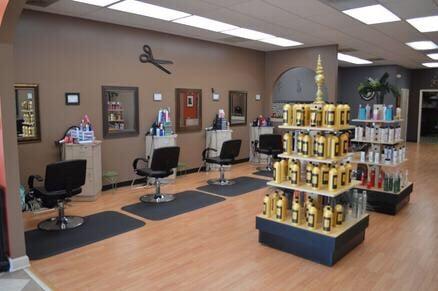 Our salon floor