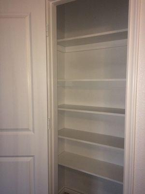 A new pantry