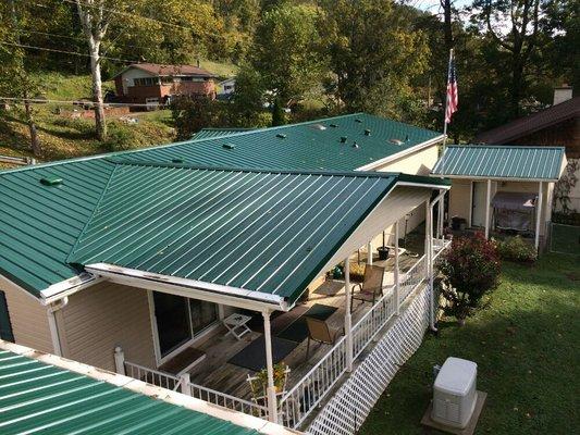 Metal Roof we did on strawberry rd.