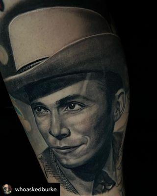 Hank Williams done by our artist Burke Long