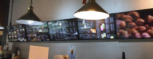 Beautiful Menu in my cafe