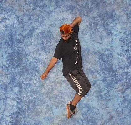 Instructor, Abhi-Shake, teaches Hip Hop & Indian dance.