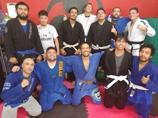 After class photo with the team. Oss!