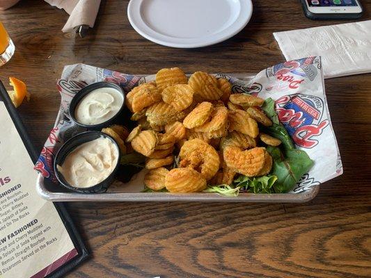 Fried pickles.  Proz Lakeside