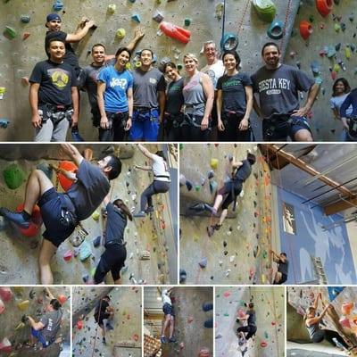 CrossFit Intellect goes rock climbing