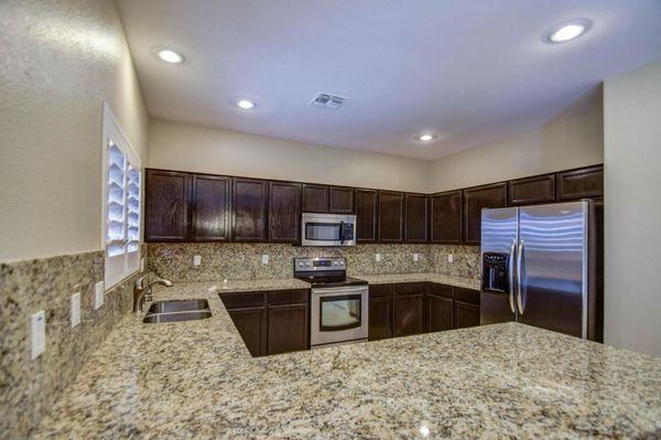 This kitchen rocks with Granite!