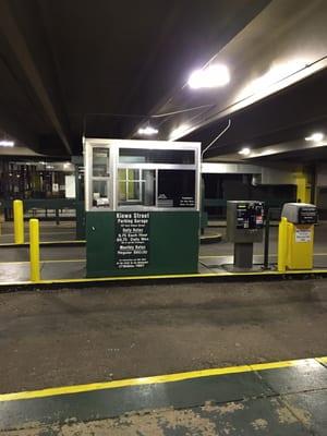 Entrance to garage.