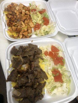 Chicken & rice/ lamb & rice