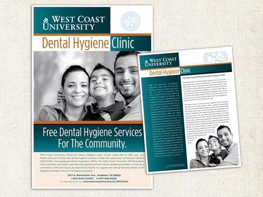 Dental Hygiene Clinic flyer design