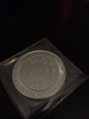 One ounce silver