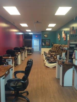 This Nails Salon is extremely clean. We love it!!!