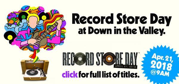 Record Store Day 2018