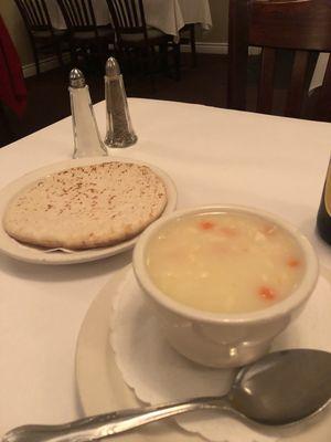 Avgolemono soup