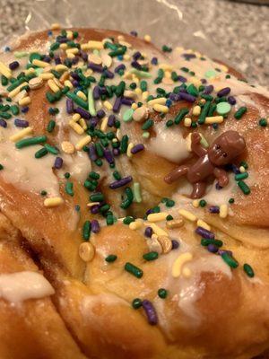 sweet potato (the dough) king cake!