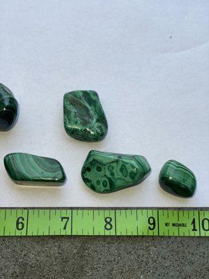 Tumbled malachite