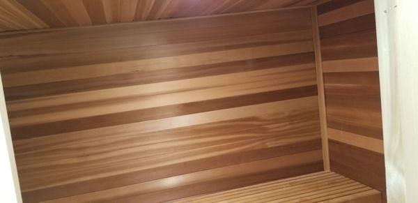 Cedar finishing done by contractor ricardo