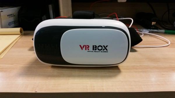 Come in and try our virtual reality head sets! Get one for yourself!