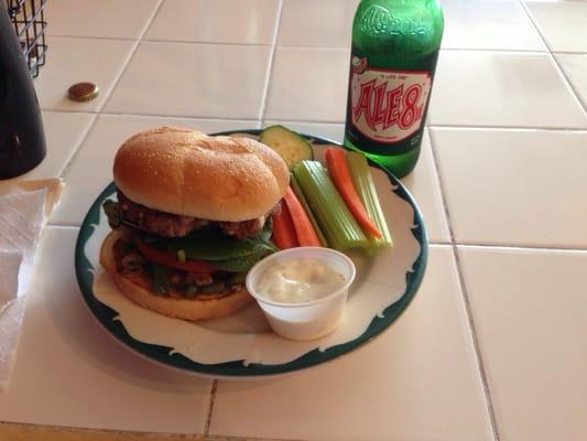 Garden Burger with Veggies