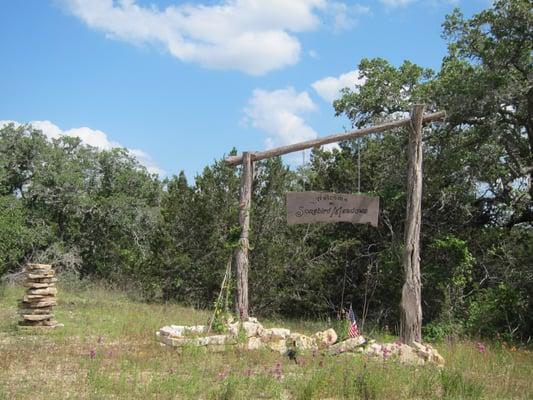 The Entrance to the B&B Property