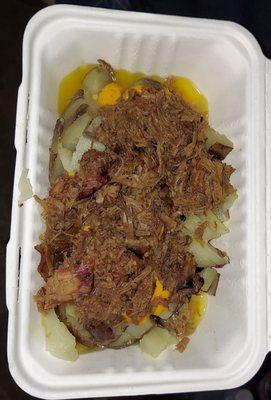 Loaded brisket baked potatoe