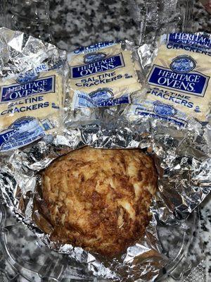 Their signature Baseball Crab Cake