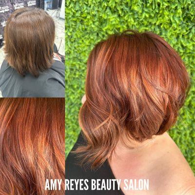 Copper Balayage