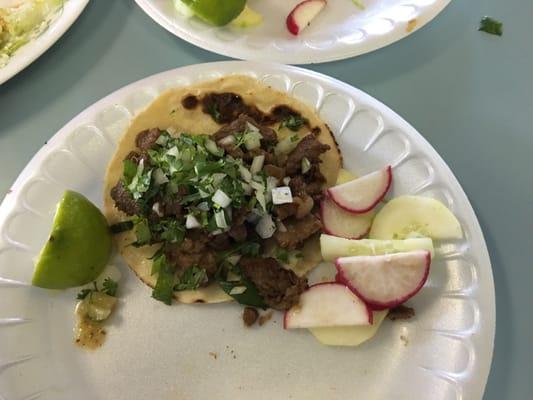 Carne asada tacos!