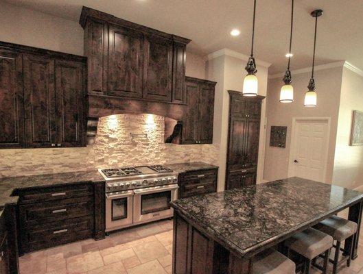 Kitchen Remodeling- increase your lighting with custom backsplash.