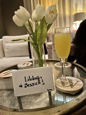 Complimentary Mimosa