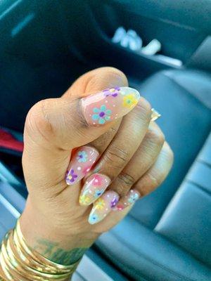 Spring Nail fill by Lisa