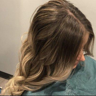 Balayage and Haircut