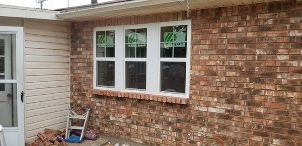 Picture#2 Completed window cut in exterior