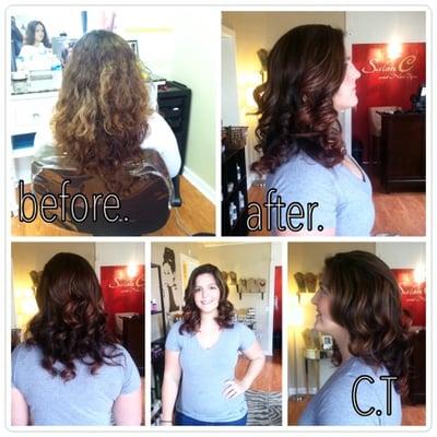 before and after by Aleshia