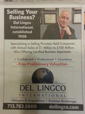 Dominick Caravella in the Houston Business Journal!