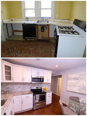 Before / after Property Rehab in Capitol Heights, MD