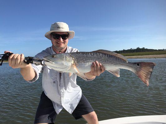 Nice Redfish! Gotta love this October fishing