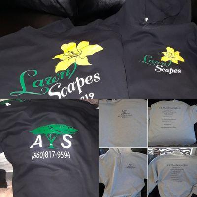 Some of examples of hoodies we did.