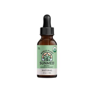 Whole Plant Hemp Supplement (oil tincture) - Full Spectrum - 250mg CBD, 30 doses. Natural flavor. USDA Certified 100% organic.