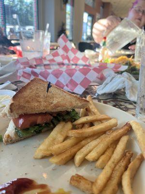 Blt + fries