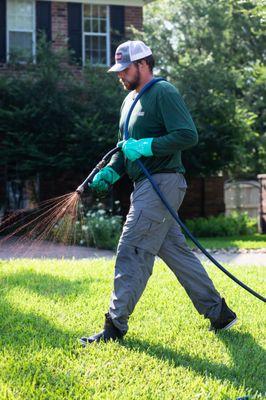 Trusted experts treating your lawn.