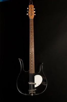 Custom Lucite guitar by Geoff Benge